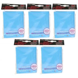 Trading Card Supplies - Ultra Pro DECK PROTECTORS - LIGHT BLUE (Lot of 5 - 250 Sleeves)(Standard)