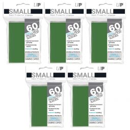 Trading Card Supplies - Ultra Pro DECK PROTECTORS - GREEN (Lot of 5 - 300 Sleeves Total)(Small)