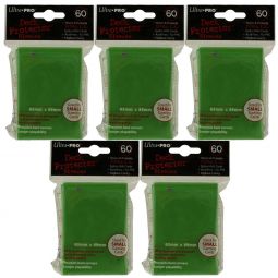 Trading Card Supplies - Ultra Pro DECK PROTECTORS - LIME GREEN (Lot of 5 - 300 Sleeves Total)(Small) Trading Card Supplies - Ultra Pro DECK PROTECTORS - LIME GREEN (Lot of 5 - 300 Sleeves Total)(Small)