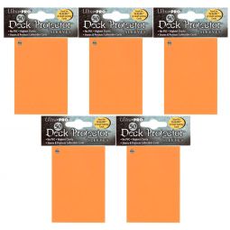 Ultra PRO 60-Count Orange Small Deck Protector Sleeves For Japanese Size Cards (62mm X 89mm) - View #10