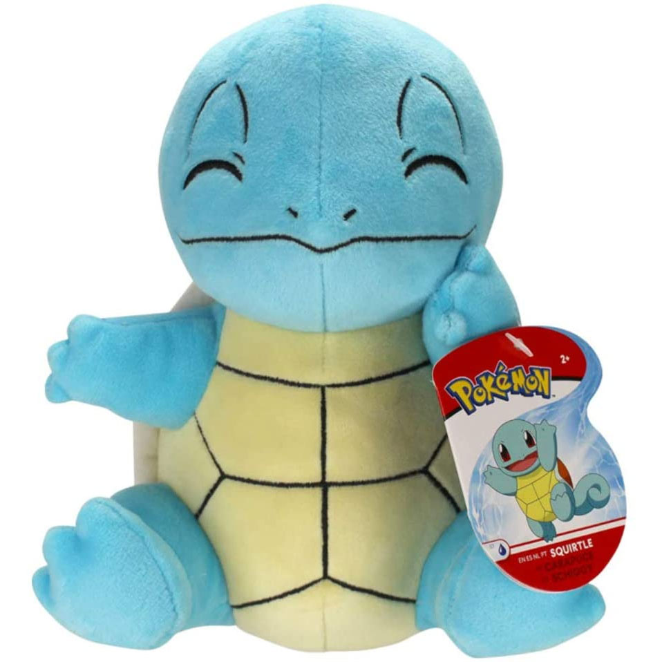 Wicked Cool Toys - Pokemon Plush S4 - SQUIRTLE (Sitting)(8 inch)
