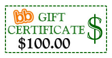 BBToyStore.com $100.00 Gift Certificate
