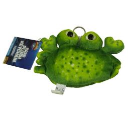 Adventure Planet Small Plush Green w Black Spots Leopard Frog Stuffed  Animal –