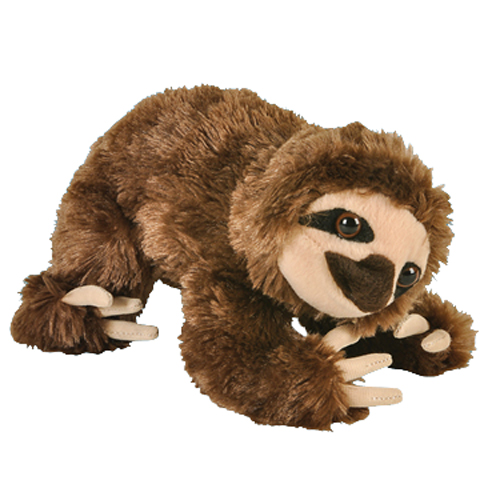 Adventure Planet Plush Animal Den - SLOTH (Brown) (8 inch)