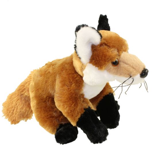 Adventure Planet Plush Animal Den FOX 10 inch BBToyStore