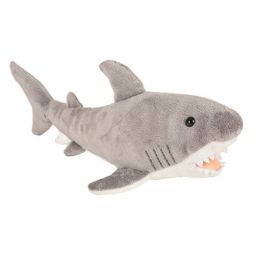 Adventure Planet Plush Animal Den - GREAT WHITE SHARK (14 inch)