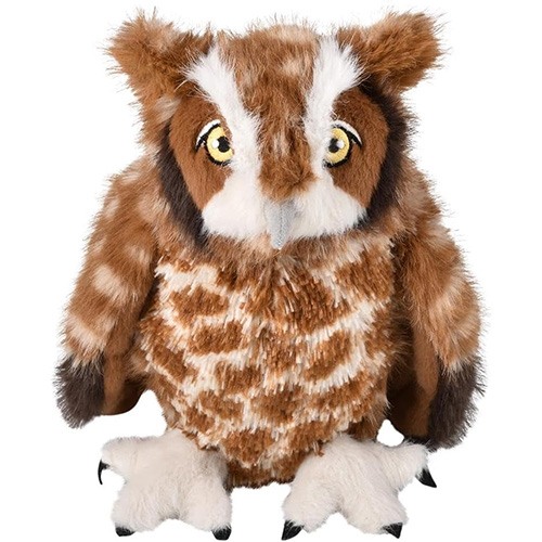 Adventure Planet Plush Animal Den - SCREECH OWL (8 inch)