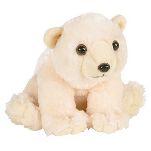 Adventure Planet Plush Animal Den - POLAR BEAR (8 inch)