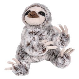 Adventure Planet Plush Animal Den - SLOTH (White Frosted Fur) (8 inch)