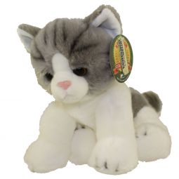 Adventure Planet Plush Heirloom Collection - FLOPPY STRIPED CAT (Silver - 12 inch)