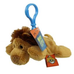 Adventure Planet Plush - Mighty Clips - LION (Plastic Key Clip - 3.5 inch)