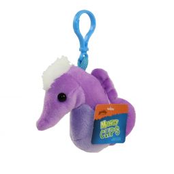 Adventure Planet Plush - Mighty Clips - SEA HORSE (Plastic Key Clip - 3.5 inch)