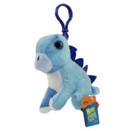 Adventure Planet Plush - Mighty Clips - STEGOSAURUS (Plastic Key Clip - 3.5 in)