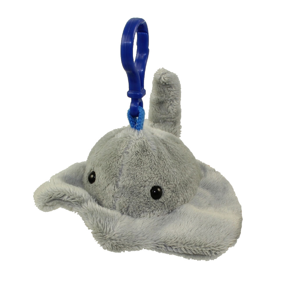 Adventure Planet Plush - Mighty Clips - STING RAY (Plastic Key Clip - 3.5 inch)
