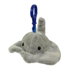Adventure Planet Plush - Mighty Clips - STING RAY (Plastic Key Clip - 3.5 inch) Adventure Planet Plush - Mighty Clips - STING RAY (Plastic Key Clip - 3.5 inch)