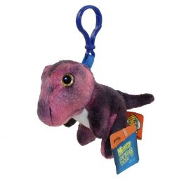 Adventure Planet Plush - Mighty Clips - TYRANNOSAURUS REX (Plastic Key Clip - 3.5 in)