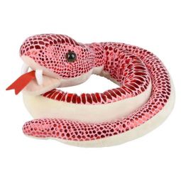 Rhode Island Novelty Plush - METALLIC SNAKE (Red - 54 inch)