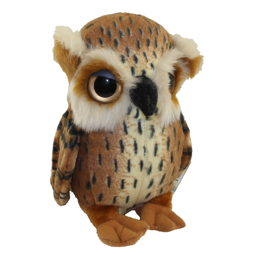 Adventure Planet Plush - PRINTED GREAT HORNED OWL ( 8 inch )
