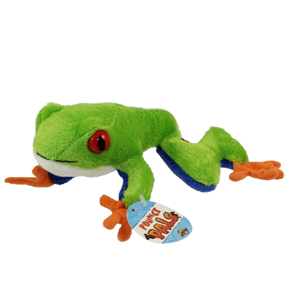 Adventure Planet Plush Pounce Pal - RED EYE TREE FROG ( 6.5 inch )