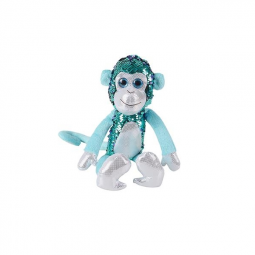 Adventure Planet Sequinimals Plush - MONKEY (Sequin - Purple & Teal) (15 inch)