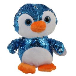 Adventure Planet Sequinimals Plush - PENGUIN (Sequin - Blue & Silver) (10 inch)