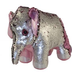 Adventure Planet Sequinimals Plush - ELEPHANT (Sequin - Pink & Silver) (12 inch) Adventure Planet Sequinimals Plush - ELEPHANT (Sequin - Pink & Silver) (12 inch)