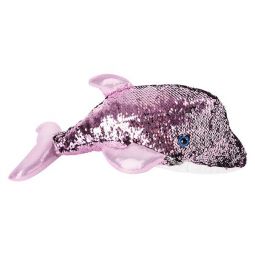 Adventure Planet Sequinimals Plush - DOLPHIN (Sequin - Pink & Silver) (18 inch)