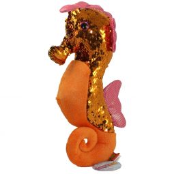Adventure Planet Sequinimals Plush - SEAHORSE (Sequin - Orange) (15 inch)
