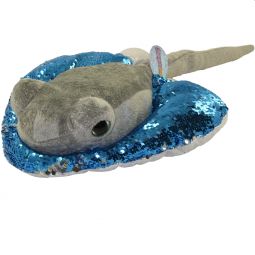 Adventure Planet Sequinimals Plush - STINGRAY (Sequin - Blue & Silver) (18 inch)