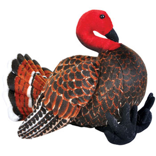 Adventure Planet Plush - Printed BROWN TURKEY (8 inch)