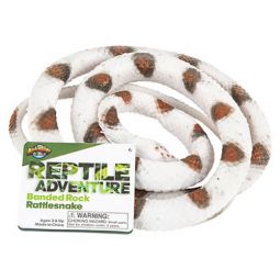 Rhode Island Novelty - Reptile Adventure Planet - RUBBER BANDED ROCK RATTLE SNAKE (48 inch)