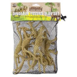 Rhode Island Novelty - Dinosaur Discovery Expedition Toys - DINOSAUR FOSSILS SET (8 Pieces)