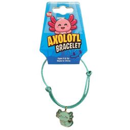 Rhode Island Novelty - AXOLOTL CORD BRACELET w/ CHARM [Teal Cord](7 inches)