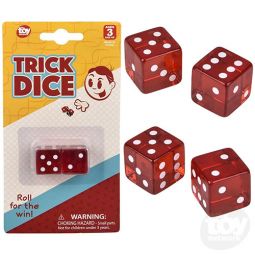 Rhode Island Novelty - Joke Gag Toys - TRICK DICE [Always Rolls a 7 or 11!]