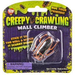 Rhode Island Novelty - Joke Gag Toys - CREEPY CRAWLING WALL CLIMBER COCKROACH BUG [1.5 inch]