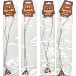 Rhode Island Novelty - Emoticon Poop Necklaces - SET OF 4 EXPRESSIONS (16 inch) Rhode Island Novelty - Emoticon Poop Necklaces - SET OF 4 EXPRESSIONS (16 inch)