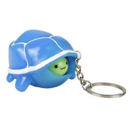 Rhode Island Novelty - POP-OUT TURTLE KEYCHAIN [Blue] (2 inch)