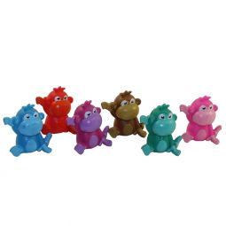 Rhode Island Novelty - Rubber Bath Toys - MONKEYS (Set of 6 Styles)