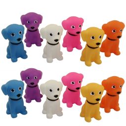 Rhode Island Novelty - Rubber Bath Toys - PUPPIES (1 Dozen)