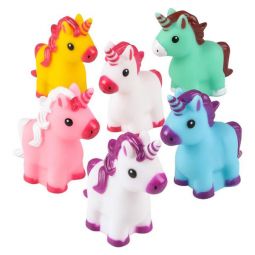 Rhode Island Novelty - Rubber Bath Toys - UNICORNS (Set of 6 Styles)