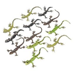 Rhode Island Novelty PVC Figure Toys - LIZARDS (1 Dozen)(5.5 inch)