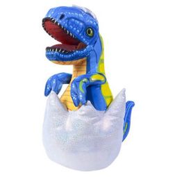 Rhode Island Novelty Plush - EGG DINOSAUR (Blue - 8 inch)