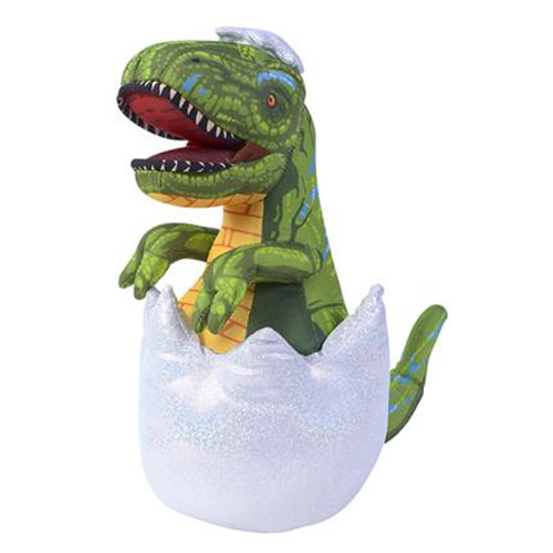 Rhode Island Novelty Plush EGG DINOSAUR (Green 8 inch) BBToyStore