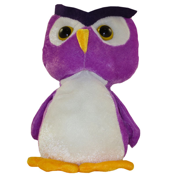 Generic Value Plush - HOOTER OWL (PURPLE) (Small - 9 inches)