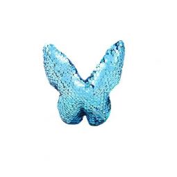 Rhode Island Novelty - Flip Sequin Plush - BUTTERFLY (Sequin - Blue & Multicolored) (5 inch)