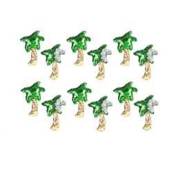 Rhode Island Novelty - Flip Sequin Plushes - PALM TREES (1 Dozen)(5 inch)