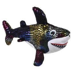 Adventure Planet Multicolored Sequin Plush - SHARK (Black)(8 inch)