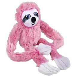 Rhode Island Novelty Value Plush - LONG ARM SLOTH (Pink)(21 inches)