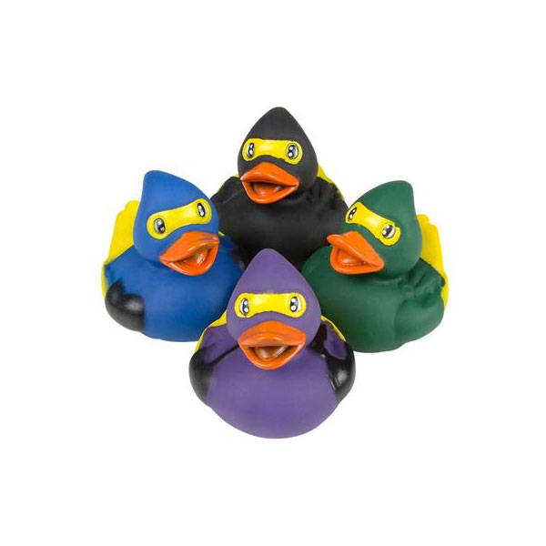 Rhode Island Novelty - Rubber Ducks - NINJA DUCKIES (Set of 4 Styles)