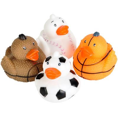 Rhode Island Novelty - Rubber Ducks - SPORTS BALL DUCKIES (Set of 4 Styles)